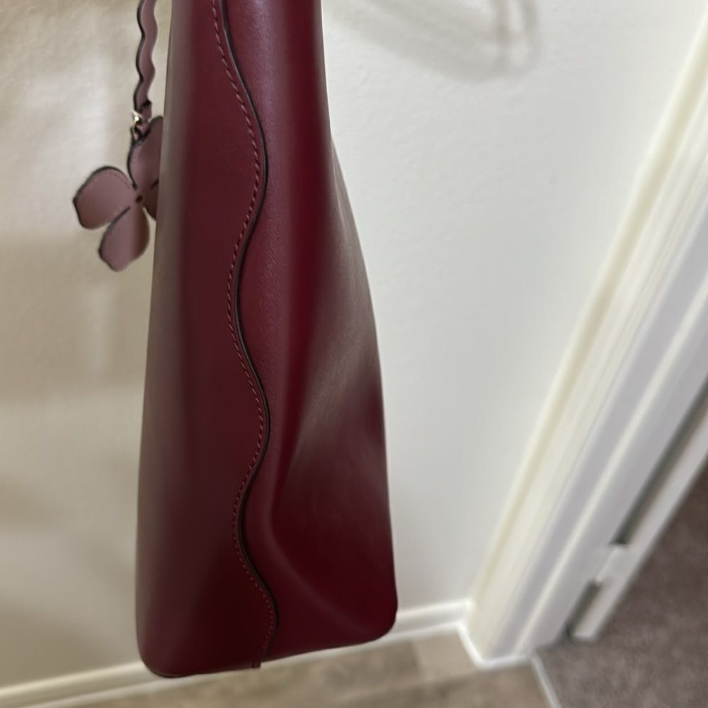Kate Spade Purple/Maroon Medium sized tote. - Picture 12 of 13